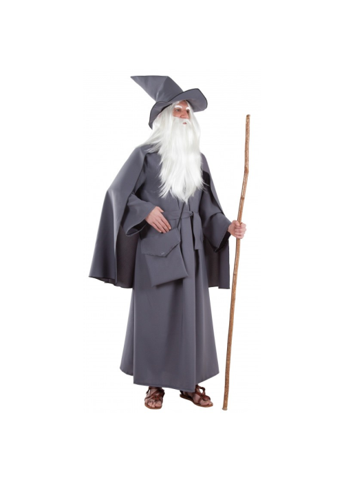 Disfraz de Mago Gris - Disfraces de Estudiante de Magia para Adulto