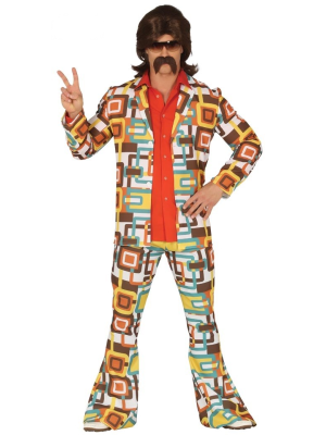 Disfraz de Disco Fever Marron - Disfraces de Disco para Hombre