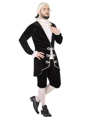 Disfraz de Cortesano Negro - Disfraces de Epoca para Hombre