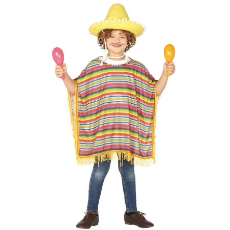 Mozorro Mexikoko Poncho Seme-Alabak