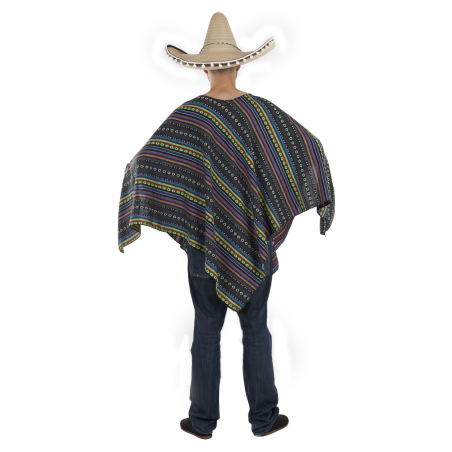 Disfraz de Poncho Mejicano - Disfraces Mexicanos