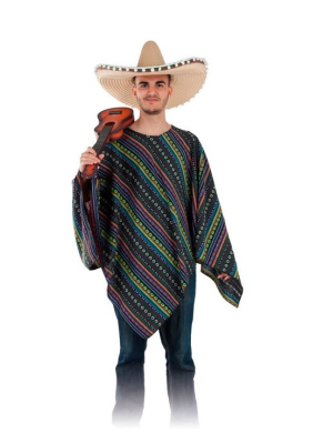 Disfraz de Poncho Mejicano - Disfraces Mexicanos