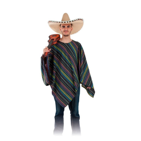 Disfraz de Poncho Mejicano - Disfraces Mexicanos