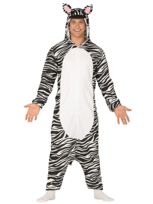 Disfraz de Cebra Pijama - Disfraces de Animales Adultos