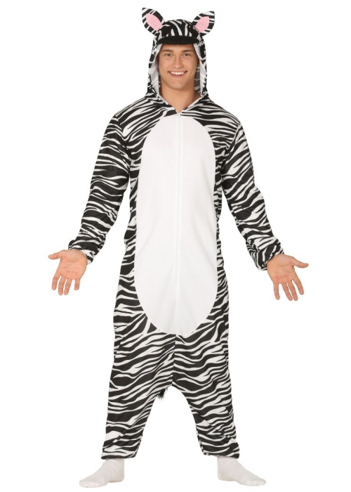Disfraz de Cebra Pijama - Disfraces de Animales Adultos