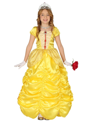 Disfraz de Princesa Amarilla Infantil - Disfraces para Niña