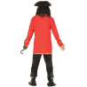 Disfraz de Pirata Garfio con Casaca Roja - Disfraces de Peter Pan Adultos