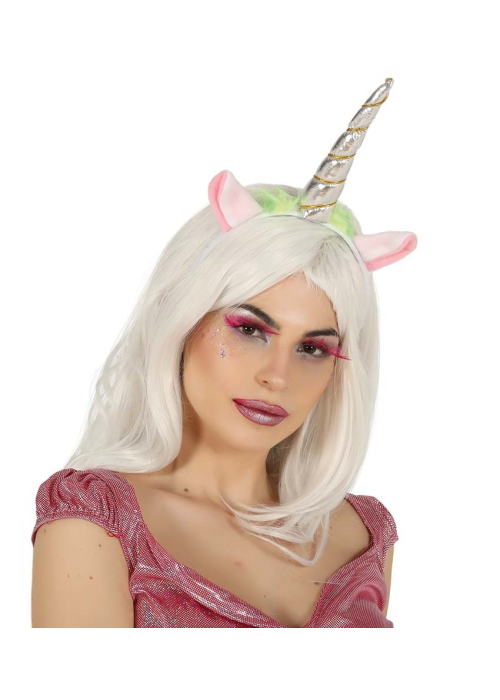 Diadema Unicornio Plata - Sombreros