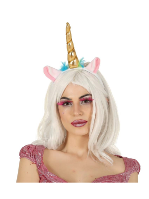 Diadema Unicornio Dorado - Sombreros