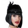 Cinta Charleston Negra - Sombreros