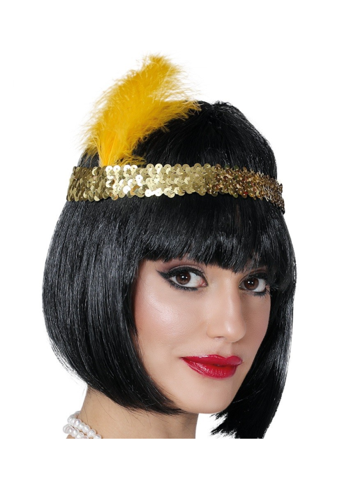 Diadema De Charleston Negre