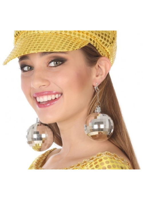 Comprar unes Arracades Bola de Disco per a 2.50€ – vestit de Botiga en línia