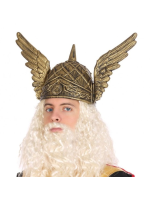 Comprar Casco con Alas Dorado - Sombreros