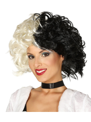 Comprar Peluca Blanca y Negra - Pelucas