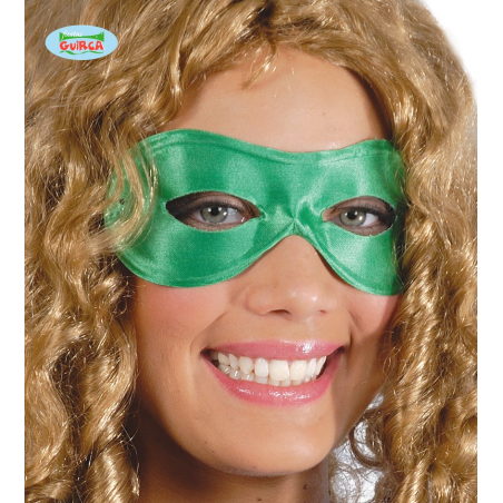 Antifaz Pierrot verde - Mascaras y Antifaces