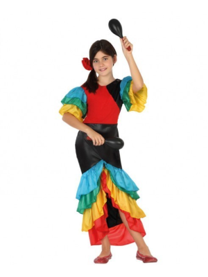 Disfraz de Rumbera Infantil - Disfraces para Niña