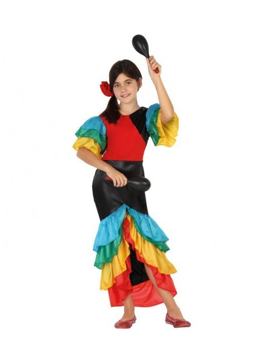 Disfraz de Rumbera Infantil - Disfraces para Niña