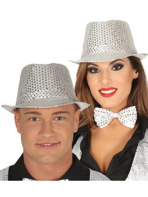 Gorro Lantejoulas Prata