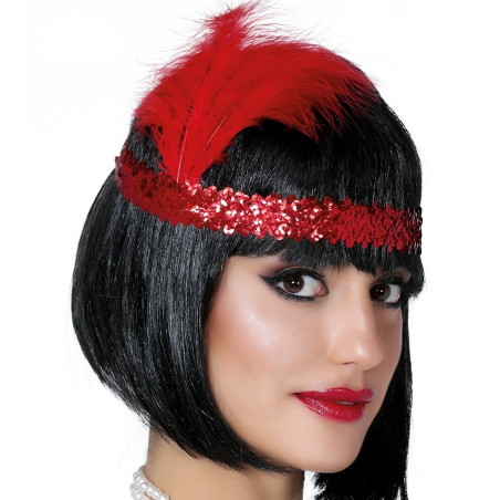 Headband Charleston gorria