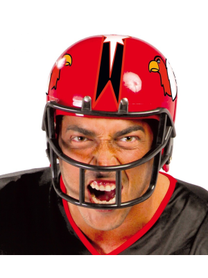 Mercar Casco Rugby Vermello para só 9.00€ – fantasía Tenda en liña