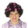 Peluca Abuela con Rulos Negra - Pelucas