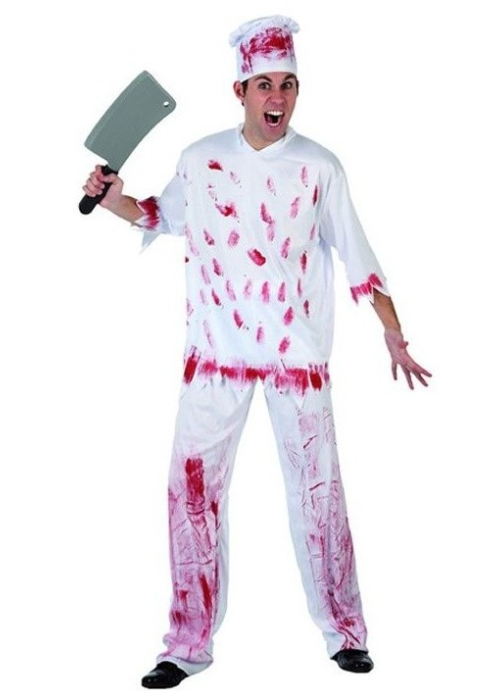 Disfraz Sangriento de Cocinero - Disfraces de Zombies para Hombres