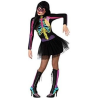 Disfraz de Esqueleto Colores Vestido - Disfraces de Mujer