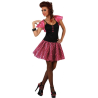 Vestit 60 Fúcsia i el Negre