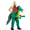 Vestit de Reina de Dracs a les espatlles de Drac