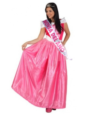 Disfraz de Princesa Rosa con Banda - Despedidas de Soltera - Disfraces Despedida Soltera