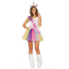 Disfraz de vestido Unicornio con banda - Despedidas de soltera - Disfraces Despedida Soltera
