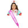 Set de diadema de  Enfermera con banda - Complementos despedida de soltera - Set para Despedidas