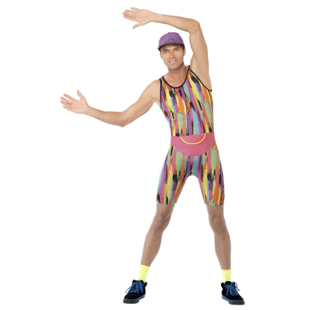 Disfraz de Gimnasta de Aerobic - Disfraces de años 80-90