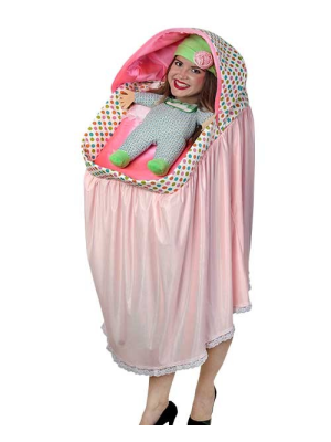 Disfraz de Cuna con Bebe - Disfraces Despedida Soltera