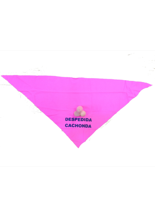 Pañuelo Despedida Cachonda Pene - Pañuelos y Corbatas para Despedidas