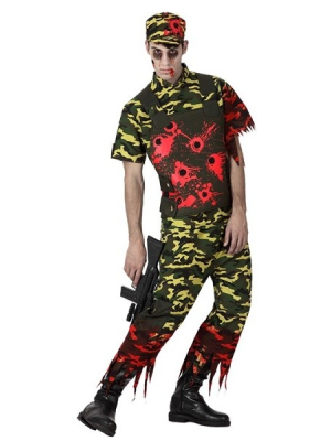 Comprar Disfraz de Zombie Militar - Disfraces de Zombies para Hombres