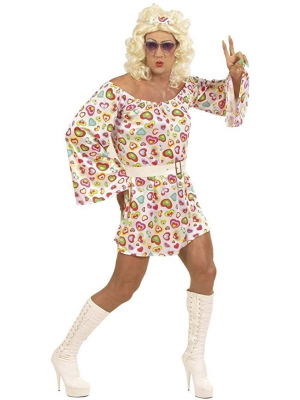 Disfraz de Drag Años 70 - Disfraces de Hippie para Hombre