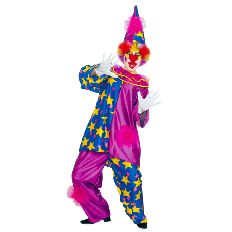 Disfraz de Payaso Morado - Disfraces de Payasos y Arlequines Adultos