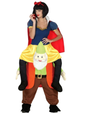Disfraz de Princesa Nieves a hombros enanito para mujer - Originales y Divertidos