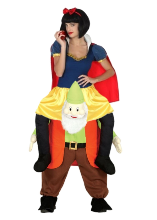 Disfraz de Princesa Nieves a hombros enanito para mujer - Originales y Divertidos