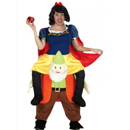 Disfraz de Princesa Nieves a hombros enanito para hombre - Disfraces Despedida Soltero