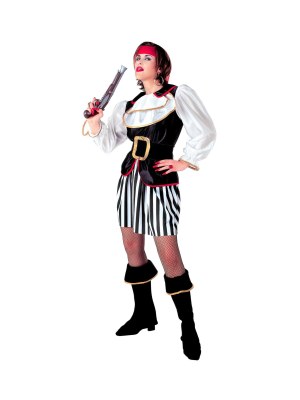Disfraz de Piratesa a Rayas - Disfraces de Piratas para Mujer