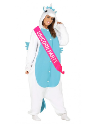 Costume Unicorn Blue-band - Costumes of animals