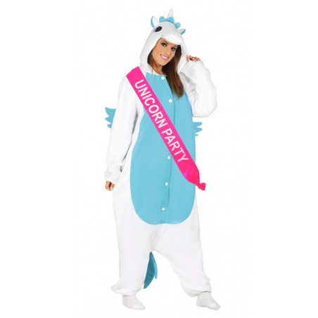 Mozorro Unicorn Urdin-band - Jantziak animaliak