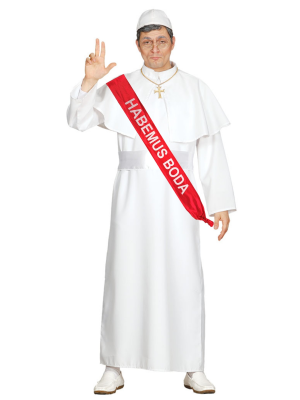 Vestit de Papa Blanc amb Orquestra - Comiats de solter / a