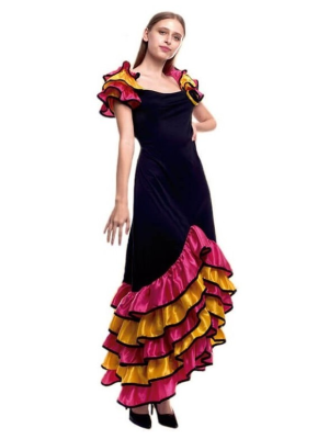 Disfraz de Rumbera Largo - Disfraces de Rumberos para Mujer