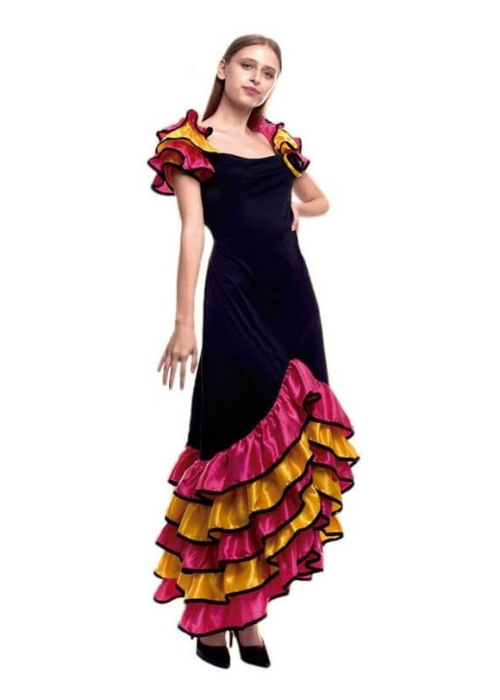 Disfraz de Rumbera Largo - Disfraces de Rumberos para Mujer