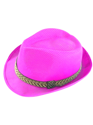 Chapeau de gangster Fuchsia