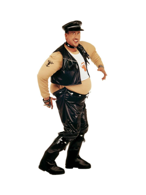 Disfraz de Motero Gordo - Disfraces de Rock y Punk para Hombres