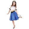 Falda Años 50 Azul - Disfraces de Grease para Mujer